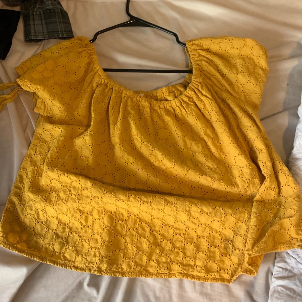 Yellow blouse from target